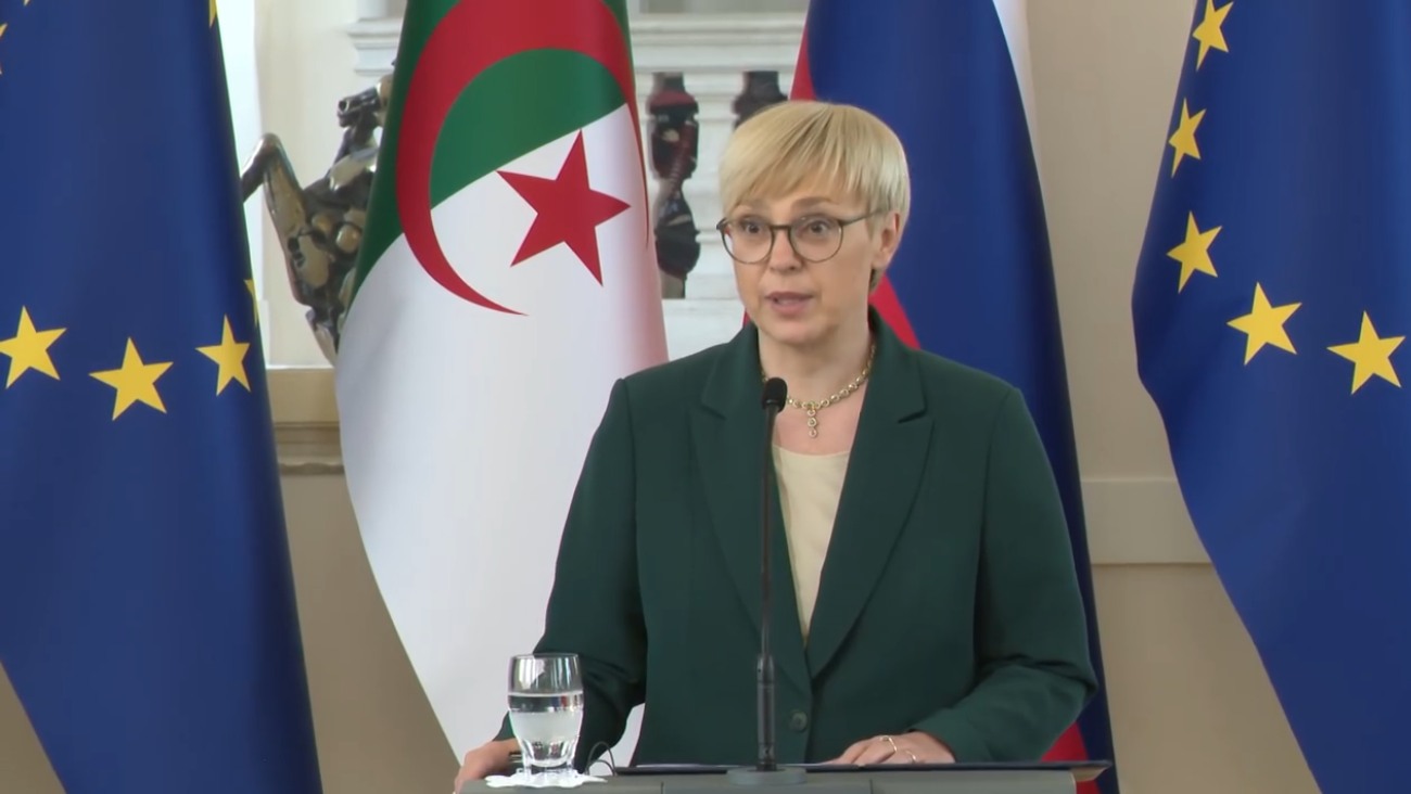 رئيسة سلوفينيا: الوفد المرافق للرئيس تبون يعكس رغبة البلدين في تعميق العلاقات