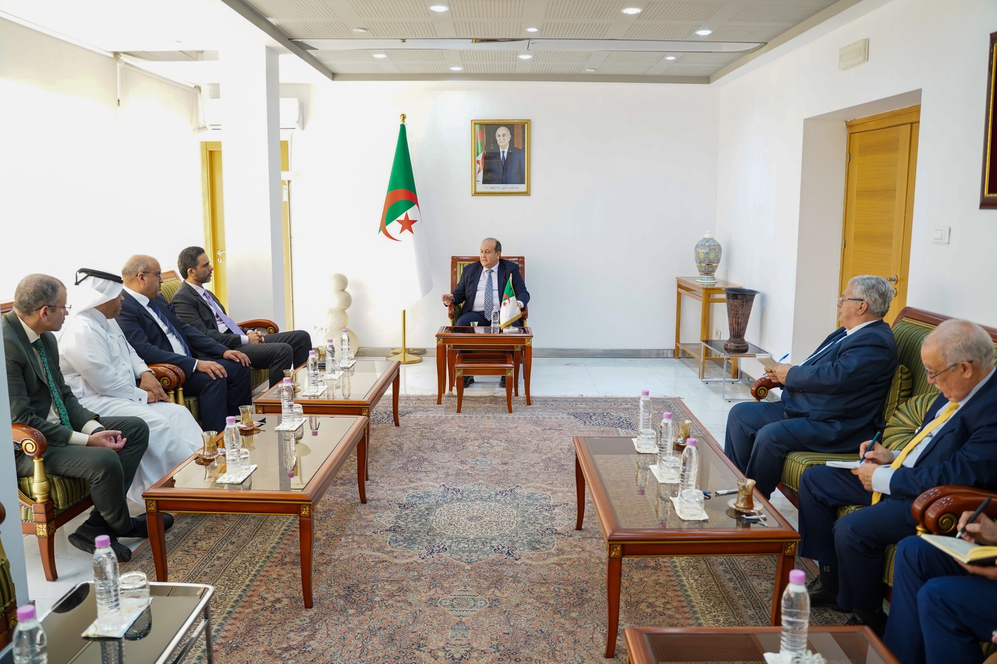 مشروع Qatar Steel Algérie محور مباحثات وزير الصناعة مع وفد قطري رفيع المستوى