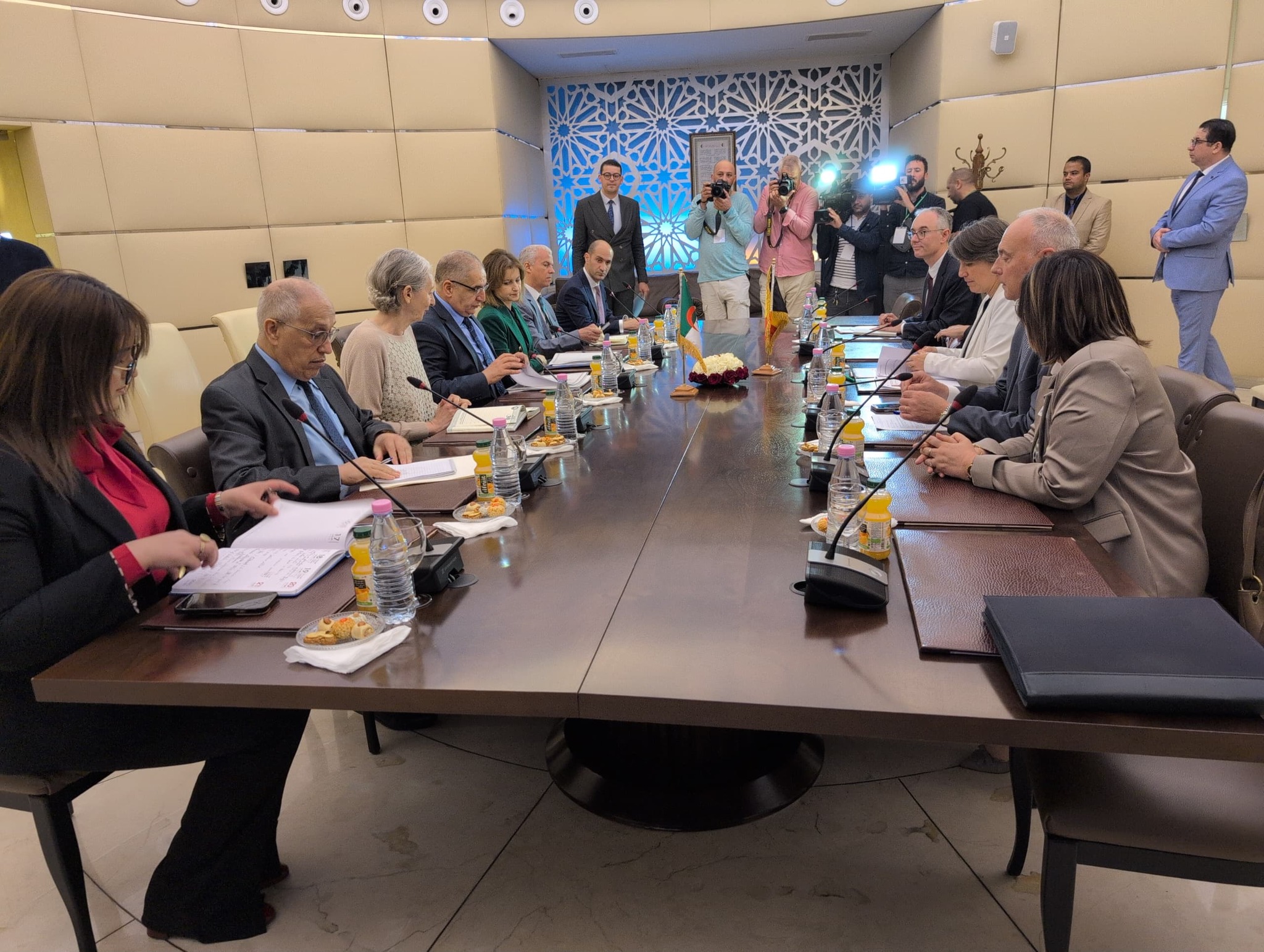 انعقاد أشغال الدورة الخامسة للمشاورات السياسية الجزائرية – البلجيكية