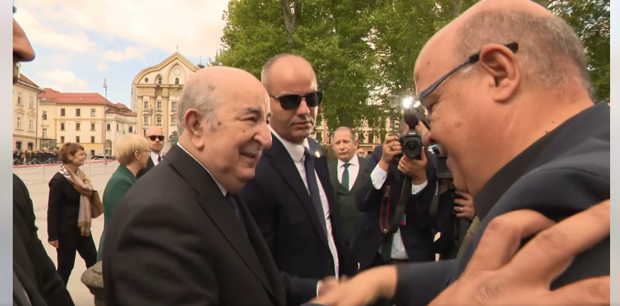 جزائريون سافروا من نواحي سلوفينيا للقاء الرئيس تبون..