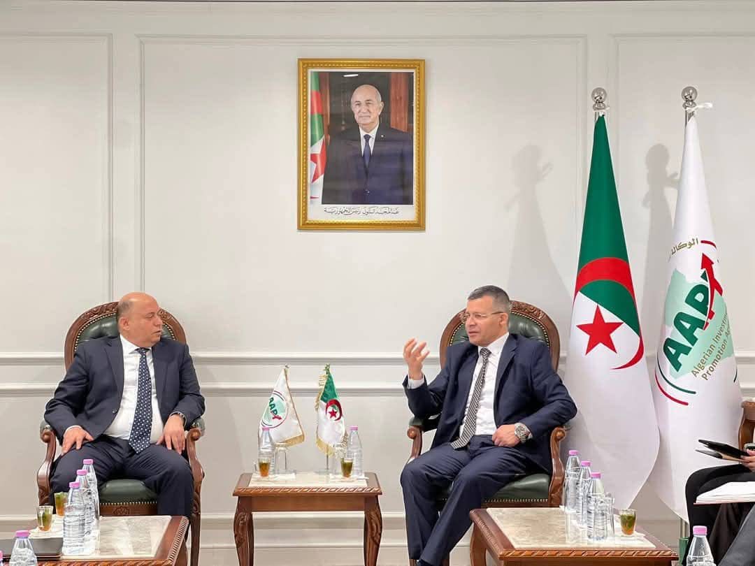 المدير العام لركاش يستقبل رئيس مجلس إدارة الهيئة العربية للاستثمار والإنماء الزراعي