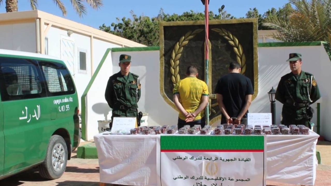 الدرك يحجز 14 ألف قرص “صاروخ” باولاد جلال