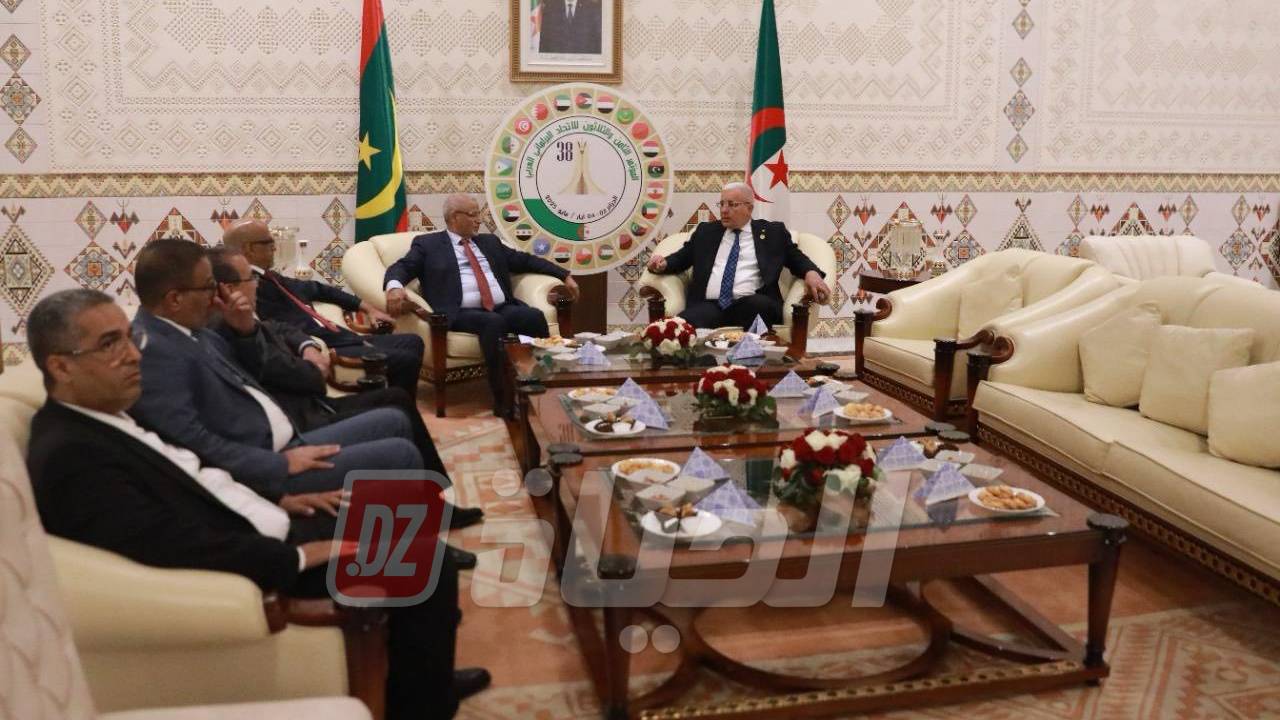 بوغالي يستقبل رئيس المجلس الوطني للجمهورية الإسلامية الموريتانية
