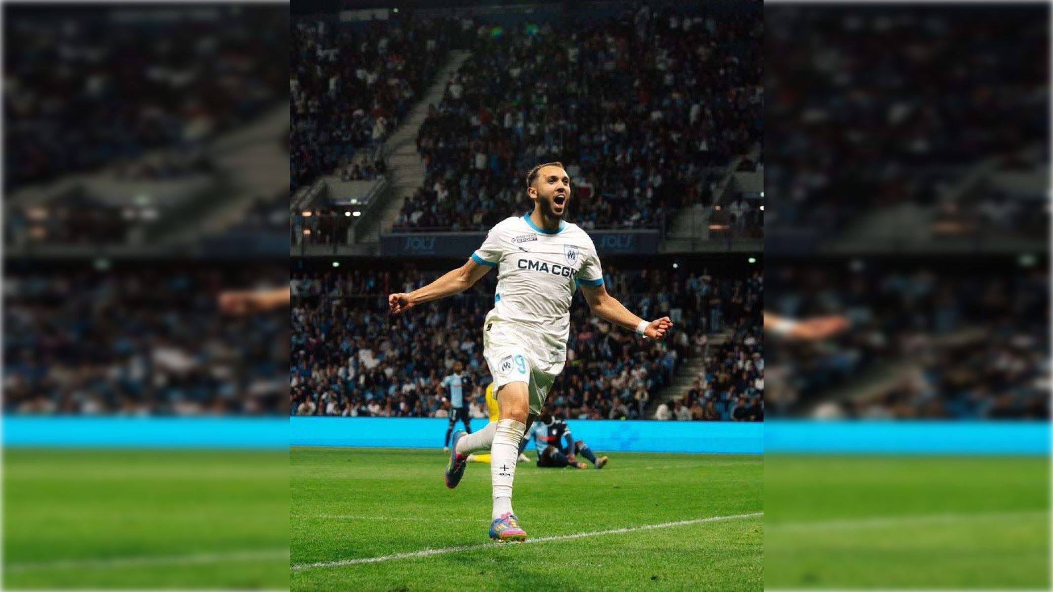أمين غويري يتألق ويقود مارسيليا إلى دوري أبطال أوروبا