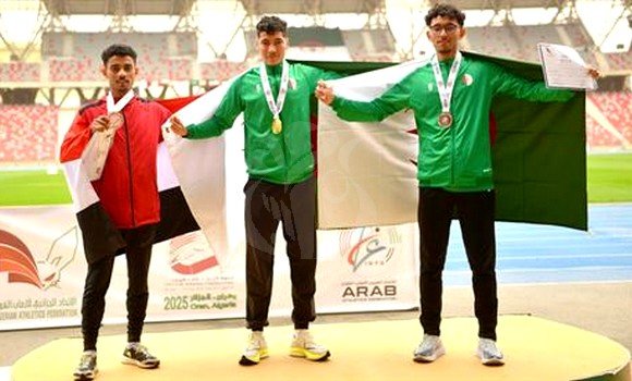 المنتخب الوطني يحصد 12 ميدالية في منافسات اليوم الأول للبطولة العربية لألعاب القوى