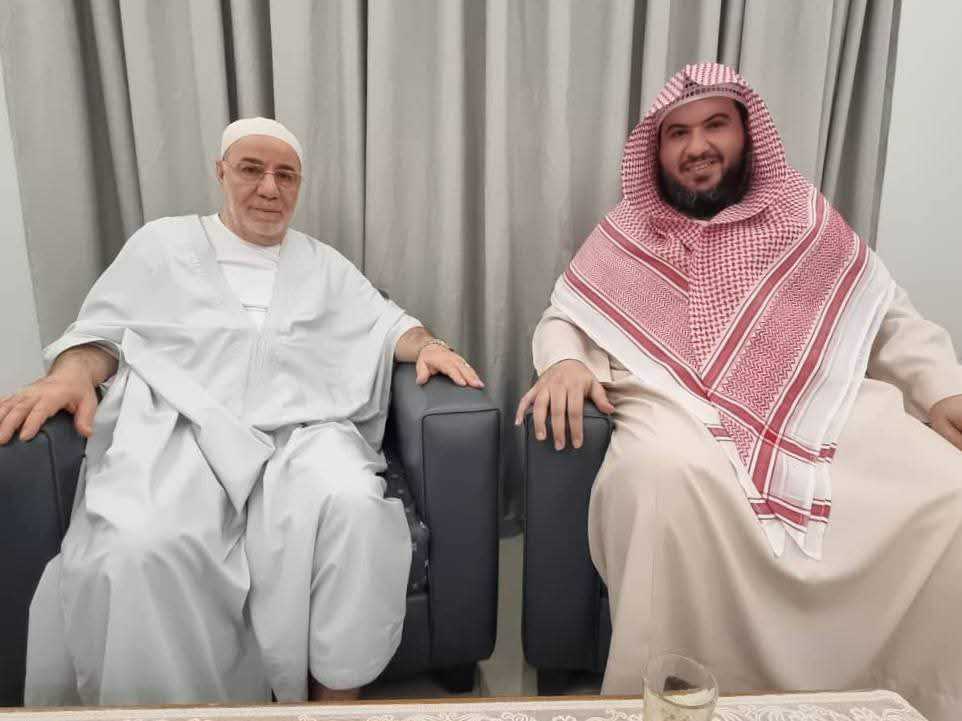 بلمهدي يستقبل المحكّم الدولي في المسابقات القرآنية بالمدينة المنورة