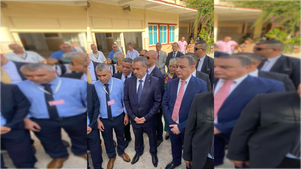 وزير التربية يُعطي إشارة انطلاق امتحان البكالوريا من بالعاصمة