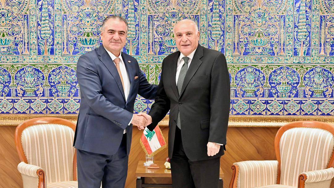 وزير الخارجية يستقبل السفير اللبناني بمناسبة انتهاء مهامه