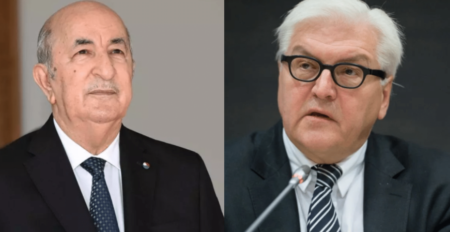 الرئيس تبون يتلقى مكالمة هاتفية من نظيره الألماني