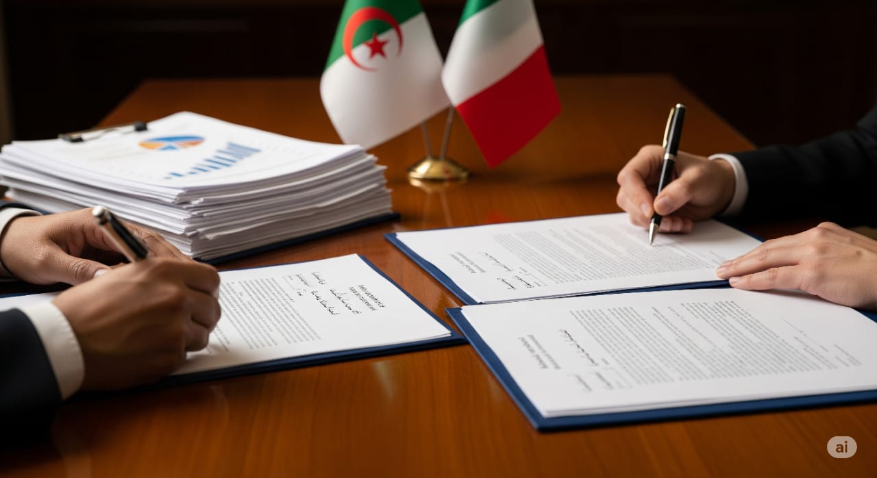 الجزائر وإيطاليا توقّعان مذكرة تفاهم في مجال البريد والمواصلات