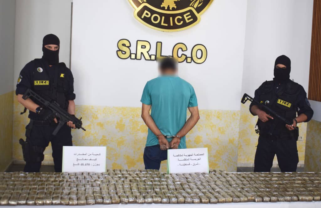 حجز 500 صفيحة من الكيف المعالج في قسنطينة