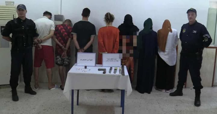 العاصمة: الإطاحة بعصابة أحياء وحجز أسلحة بيضاء محظورة ببلكور
