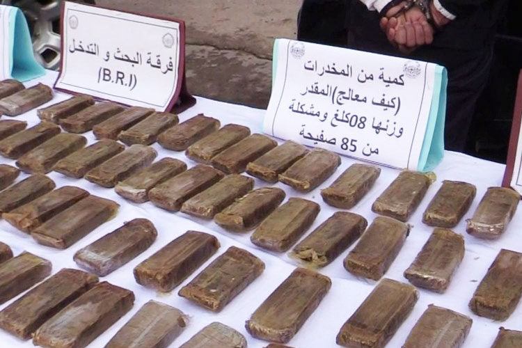 الدرك الوطني: تفكيك شبكة دولية وحجز كمية ضخمة من المخدرات