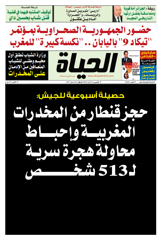 الخميس 21 أوت 2025