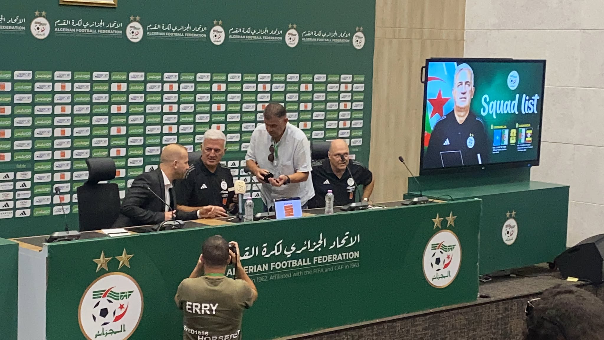 انطلاق الندوة الصحفية لبيتكوفيتش قبل مباراتي الصومال وأوغندا