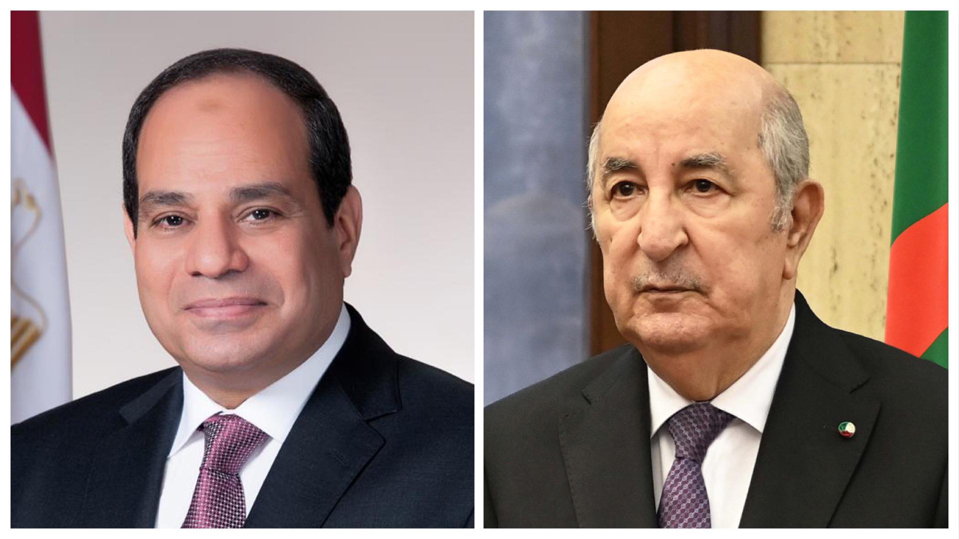 الرئيس تبون يتلقى مكالمة هاتفية من نظيره المصري